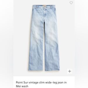 J.Crew Point Sur Jeans, Size 27.